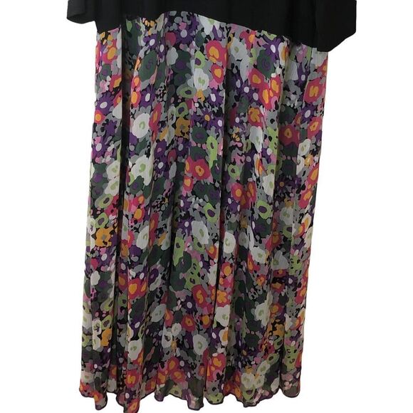 SWAK Designs Floral Print Maxi Dress Sz 4X - Picture 2 of 8